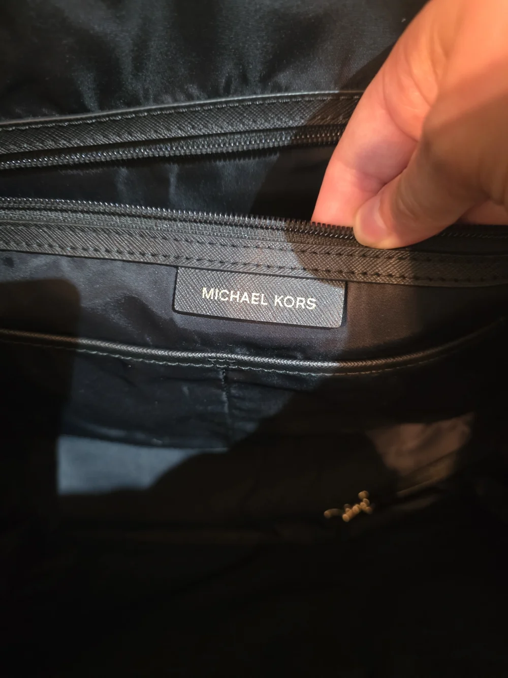Michael Kors Black Nylon Tote Bag